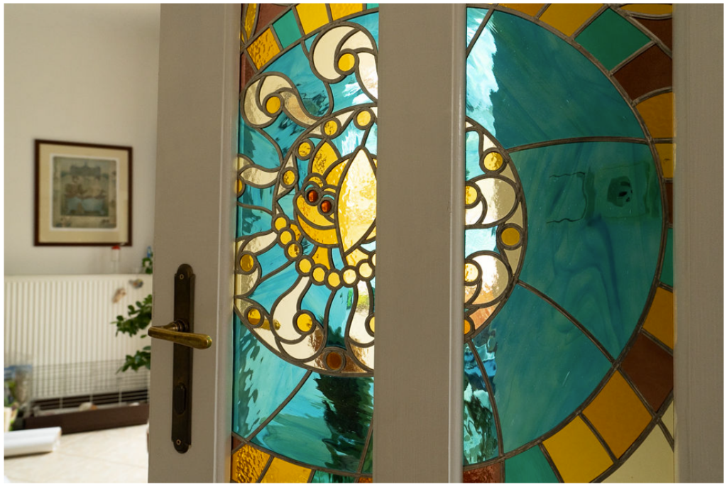 Vitráže v secesním domě